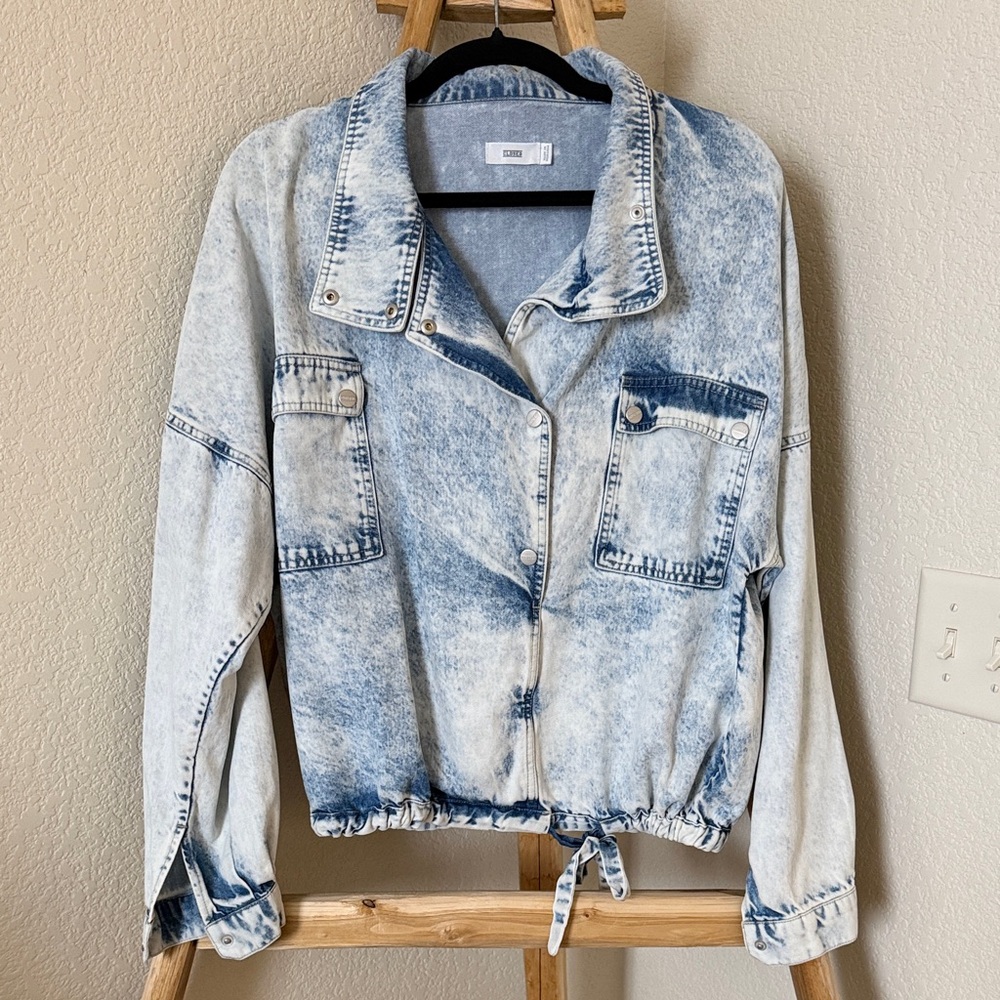 Closed Denim Blue Acid Wash Jacket